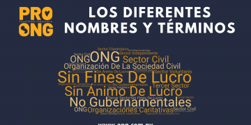 Los diferentes nombres y términos que se utilizan para ONG